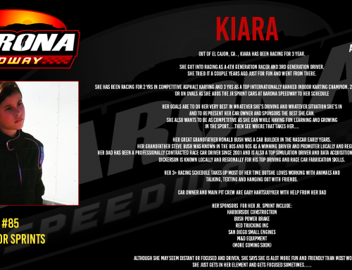 Driver Highlight- Kiara