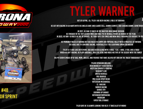 Driver Highlight – Tyler Warner